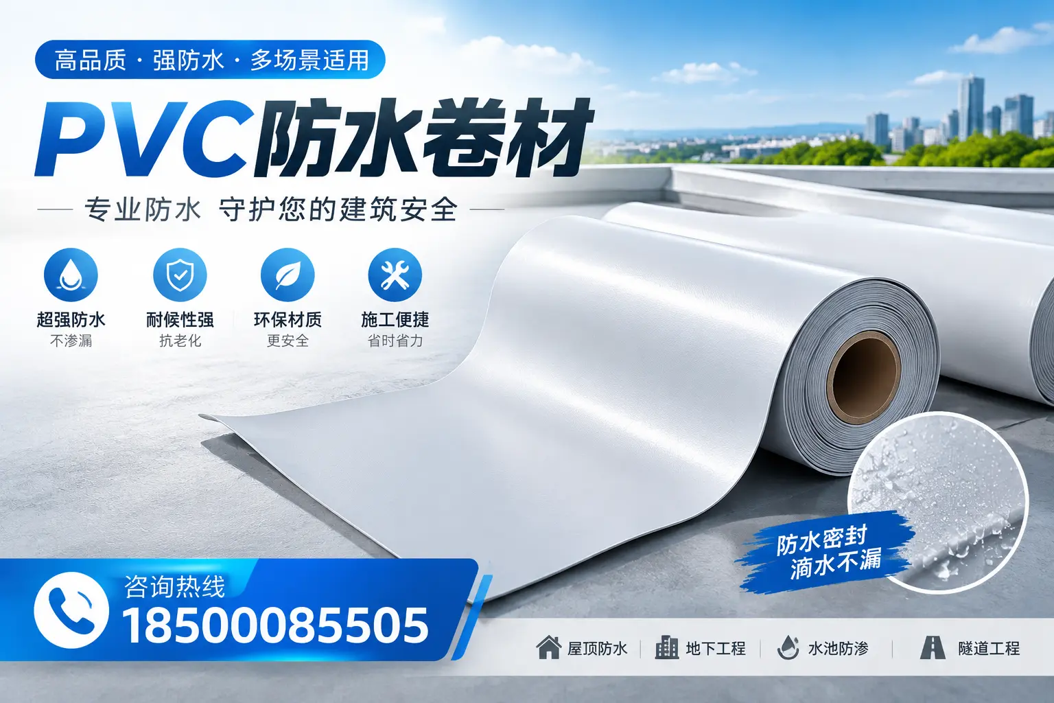 PVC防水卷材的市场竞争分析，渭南品牌选择参考