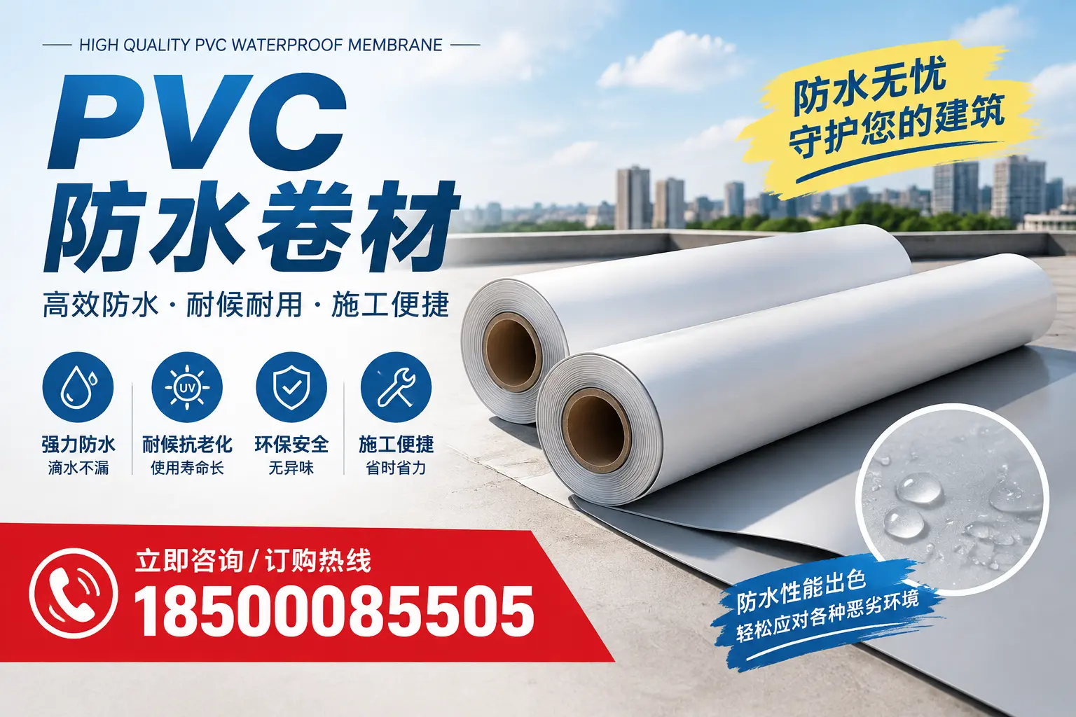 如何正确储存PVC防水卷材?渭南用户的实用建议