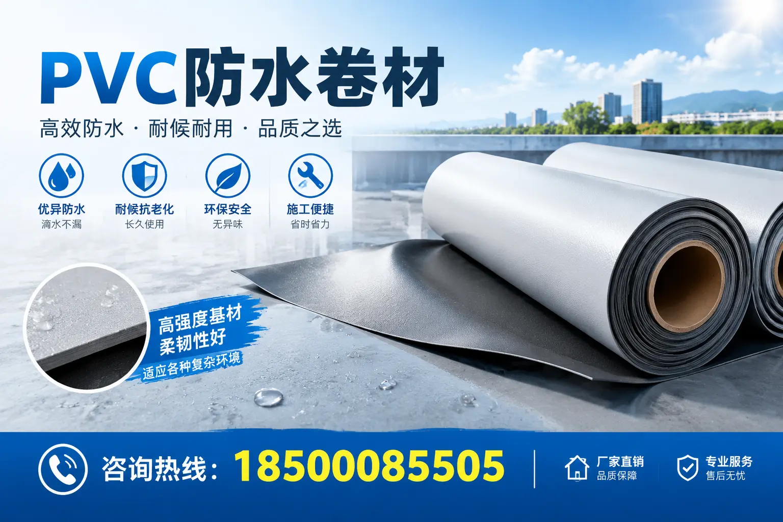 PVC防水卷材的环保特性与可持续发展探讨渭南