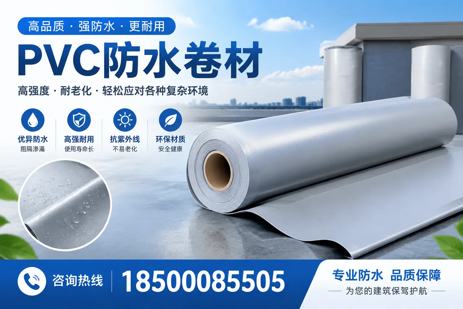 如何评估PVC防水卷材的质量,渭南消费者必读指南