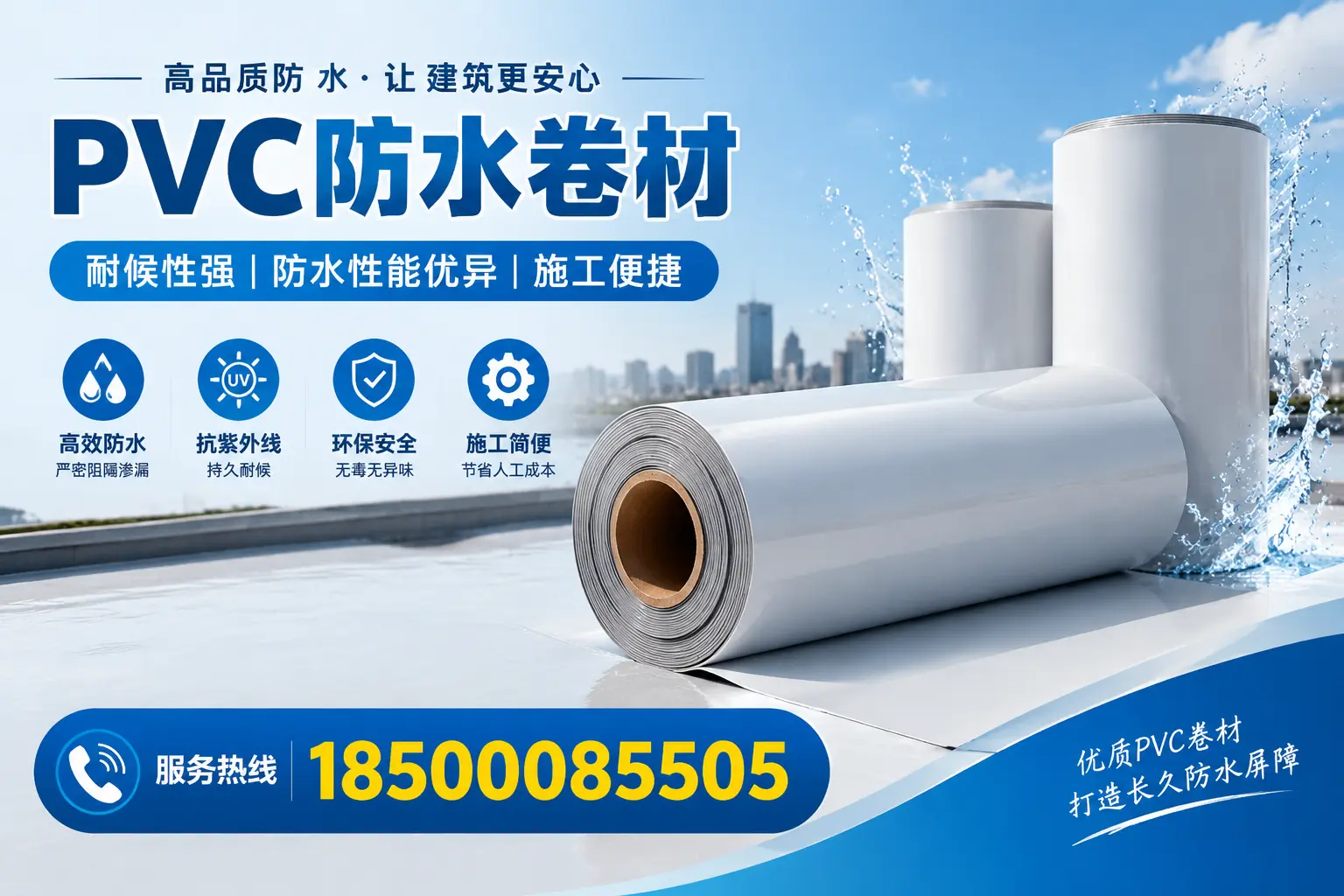 如何评估渭南的pvc防水卷材质量?